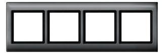 Merten 400414 AQUADESIGN-Rahmen 4-fach anthrazit Merten 400414 AQUADESIGN-Rahmen 4-fach anthrazit