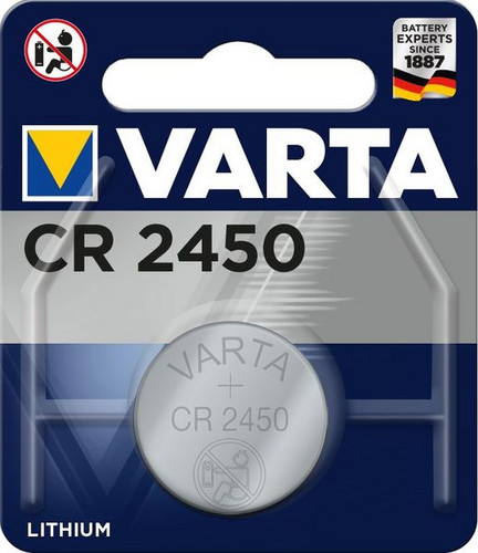 VARTA 06450101401 Electronic Lithium CR2450 3,0V 560mAh VARTA 06450101401 Electronic Lithium CR2450 3,0V 560mAh