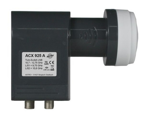 Astro 00310125 Twin-LNB ACX 925 A 40mm LTE-safe passend zu AST+ASP Astro 00310125 Twin-LNB ACX 925 A 40mm LTE-safe passend zu AST+ASP