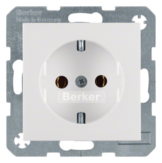 Berker 47431909 Steckdose SCHUKO S.1 B.3 B.7 polarweiß matt Berker 47431909 Steckdose SCHUKO S.1 B.3 B.7 polarweiß matt