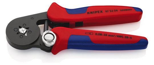 Knipex 975304SB Aderendhülsenzange 180mm 0,08-10+16qmm selbsteinstellend Knipex 975304SB Aderendhülsenzange 180mm 0,08-10+16qmm selbsteinstellend