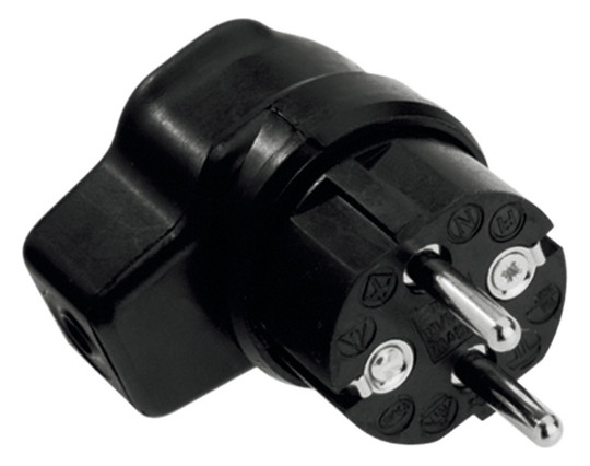 Bachmann 919.171 Vollgummi Winkelstecke schwarz Bachmann 919.171 Vollgummi Winkelstecke schwarz