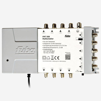 Fuba FMT 508 Multischalter 5 Eingänge 8 Ausgänge inkl. Netzteil Fuba FMT 508 Multischalter 5 Eingänge 8 Ausgänge inkl. Netzteil