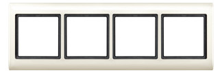 Merten 400444 AQUADESIGN-Rahmen 4-fach weiß Merten 400444 AQUADESIGN-Rahmen 4-fach weiß