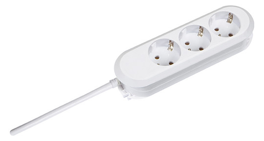 Bachmann 387.270 Tischsteckdose 3xSchuko weiß 1,5m Schuko Bachmann 387.270 Tischsteckdose 3xSchuko weiß 1,5m Schuko
