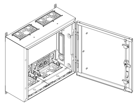 ABN SP23 Wandgehäuse schutzisoliert 550x502x225mm IP54 ABN SP23 Wandgehäuse schutzisoliert 550x502x225mm IP54