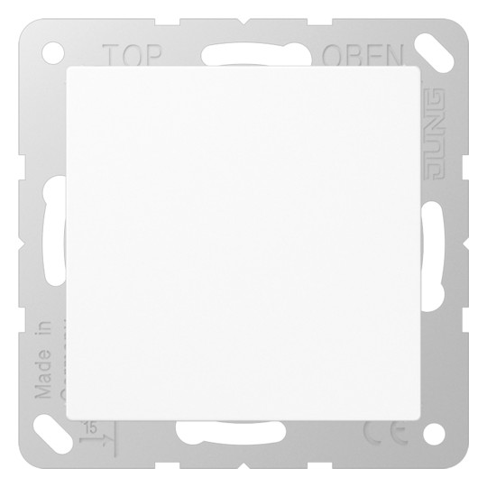 Jung A594-0WW Blind-Abdeckung (gerastet) Thermoplast Serie AS/A alpinweiß Jung A594-0WW Blind-Abdeckung (gerastet) Thermoplast Serie AS/A alpinweiß