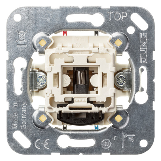 Jung 506KOU Wipp-Kontrollschalter (Einsatz) 10 AX 250 V ~ Universal Aus-Wechsel Jung 506KOU Wipp-Kontrollschalter (Einsatz) 10 AX 250 V ~ Universal Aus-Wechsel
