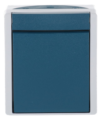 Busch-Jaeger 2601/6 W-53 Wippschalter Aus- und Wechselschaltung grau/blaugrün 2CKA001085A1603 Busch-Jaeger 2601/6 W-53 Wippschalter Aus- und Wechselschaltung grau/blaugrün 2CKA001085A1603