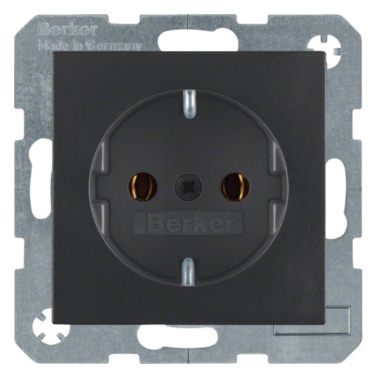 Berker 47431606 Steckdose SCHUKO S.1 B.3 B.7 anthrazit matt Berker 47431606 Steckdose SCHUKO S.1 B.3 B.7 anthrazit matt