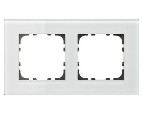 MDT BE-GTR2W.01 Glasrahmen 2-fach Weiß für 55mm Schalterprogramme MDT BE-GTR2W.01 Glasrahmen 2-fach Weiß für 55mm Schalterprogramme