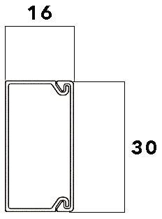 GGK 3631 Leitungsführungskanal LFG 15x30-9005 PVC mit Bodenlochung schwarz GGK 3631 Leitungsführungskanal LFG 15x30-9005 PVC mit Bodenlochung schwarz