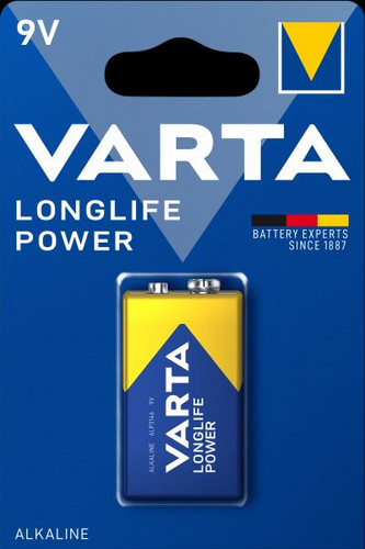 VARTA 04922121411 LONGLIFE Power 9,0V VARTA 04922121411 LONGLIFE Power 9,0V