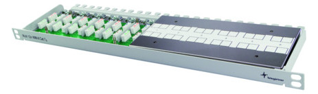 Telegärtner J00060A0072 Multi-Verbindungsmodul 12xVM8/8 Cat7 600Mhz 19" 1/2HE Telegärtner J00060A0072 Multi-Verbindungsmodul 12xVM8/8 Cat7 600Mhz 19" 1/2HE