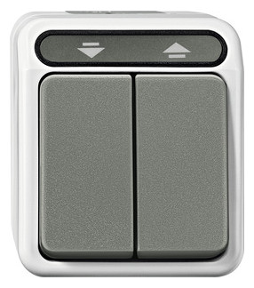 Merten MEG3755-8029 Rollladentaster 1-polig lichtgrau AQUASTAR Merten MEG3755-8029 Rollladentaster 1-polig lichtgrau AQUASTAR