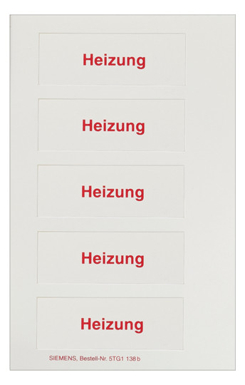Siemens 5TG1138 DELTA i-system Piktogrammbogen für Wippe Siemens 5TG1138 DELTA i-system Piktogrammbogen für Wippe