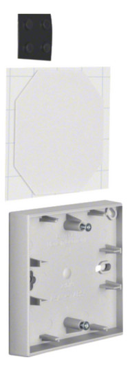 Berker 10071404 Aufbau-Gehäuse 1fach flache Ausführung B.1 B.3 B.1 alu matt Berker 10071404 Aufbau-Gehäuse 1fach flache Ausführung B.1 B.3 B.1 alu matt