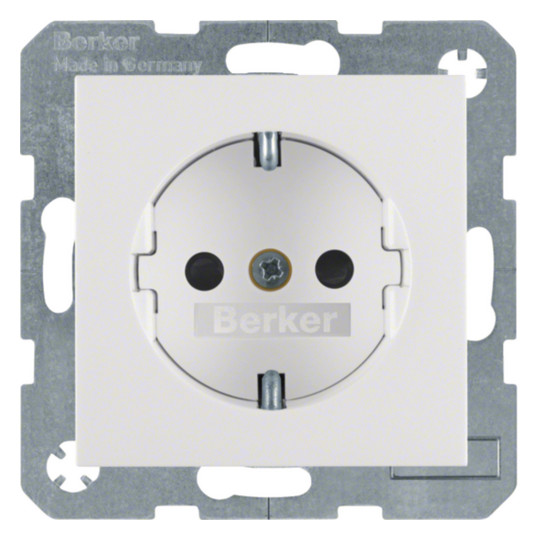 Berker 47231909 Steckdose SCHUKO mit erhöhtem Berührungsschutz S.1 B.3 B.7 polarweiß matt Berker 47231909 Steckdose SCHUKO mit erhöhtem Berührungsschutz S.1 B.3 B.7 polarweiß matt