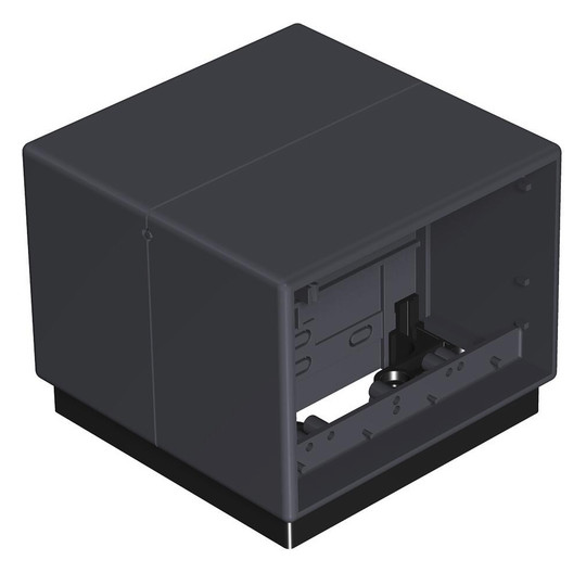 OBO Bettermann 7408288 T4B 00C 7011 Telitank 118x118x97 PA eisengrau RAL7011 OBO Bettermann 7408288 T4B 00C 7011 Telitank 118x118x97 PA eisengrau RAL7011