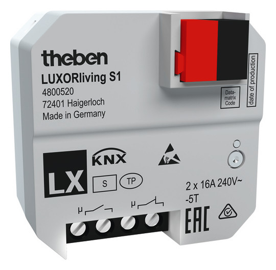 Theben 4800520 LUXORliving S1 UP-Schaltaktor 1 Kanal