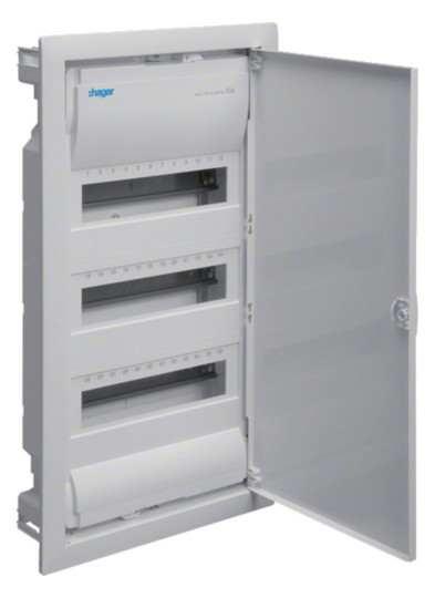 Hager VU36NC Kleinverteiler Volta UPV 3x12PLE IP30 mit Tür Hager VU36NC Kleinverteiler Volta UPV 3x12PLE IP30 mit Tür