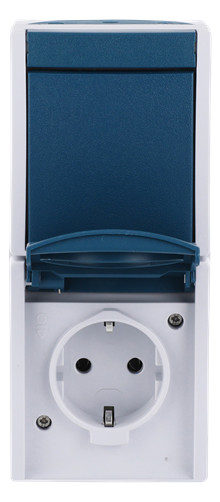 Busch-Jaeger 2601/6/20 EW-53 Kombination SCHUKO® Steckdose mit Wippschalter Aus- und Wechselschaltung grau/blaugrün 2CKA001684A0316 Busch-Jaeger 2601/6/20 EW-53 Kombination SCHUKO® Steckdose mit Wippschalter Aus- und Wechselschaltung grau/blaugrün 2CKA001684A0316