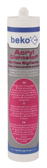 Beko 230300 Acryl Dichtstoff weiß 310ml Kartusche Beko 230300 Acryl Dichtstoff weiß 310ml Kartusche