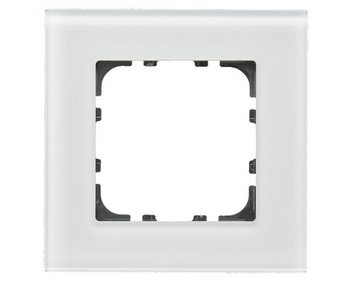 MDT BE-GTR1W.01 Glasrahmen 1-fach Weiß für 55mm Schalterprogramme MDT BE-GTR1W.01 Glasrahmen 1-fach Weiß für 55mm Schalterprogramme