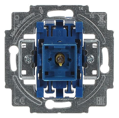 Busch-Jaeger 2020 USGL Wipptaster-Einsatz 1-polig Schließer (Arbeitsstrom) blau 2CKA001413A0533