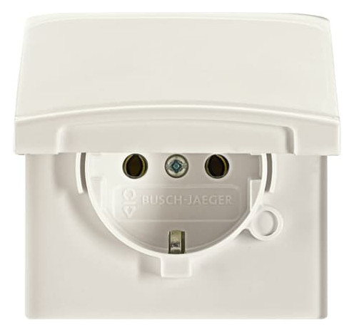 Busch-Jaeger 20 EUGK-32-101 SCHUKO® Steckdosen-Einsatz mit Klappdeckel weiß 2CKA002064A0287 Busch-Jaeger 20 EUGK-32-101 SCHUKO® Steckdosen-Einsatz mit Klappdeckel weiß 2CKA002064A0287