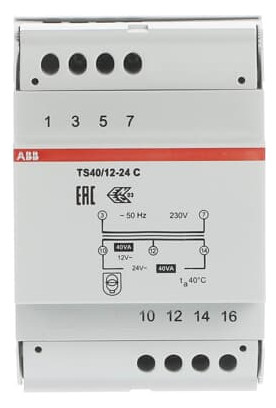 ABB TS 40/12-24 C Sicherheitstransformator 40 VA 2CSM401043R0811