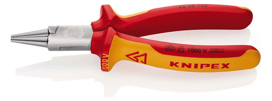 Knipex 2206160 VDE-Rundzange 160mm Knipex 2206160 VDE-Rundzange 160mm