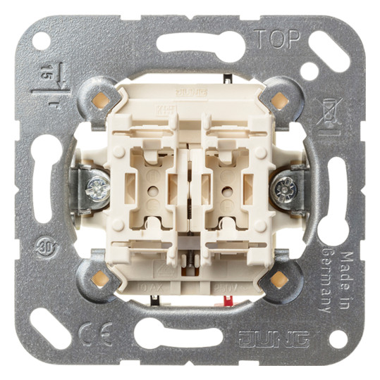 Jung 539VU Jalousietaster 1-polig (1 Antrieb) 10 A 250 V ~ UP Jung 539VU Jalousietaster 1-polig (1 Antrieb) 10 A 250 V ~ UP
