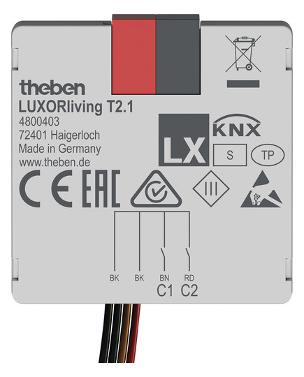 Theben 4800403 LUXORliving T2.1 Tasterschnittstelle Theben 4800403 LUXORliving T2.1 Tasterschnittstelle