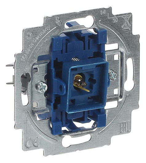 Busch-Jaeger 2020 USGL Wipptaster-Einsatz 1-polig Schließer (Arbeitsstrom) blau 2CKA001413A0533
