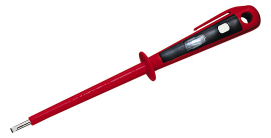 Cimco 111290 Spannungsprüfer Euro 3,5x14mm 190mm umlaufender Abgleitschutz Cimco 111290 Spannungsprüfer Euro 3,5x14mm 190mm umlaufender Abgleitschutz