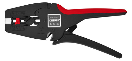 Knipex 1242195 Abisolierzange MultiStrip selbsteinstellend 0,03-10,0mm² 195mm Knipex 1242195 Abisolierzange MultiStrip selbsteinstellend 0,03-10,0mm² 195mm