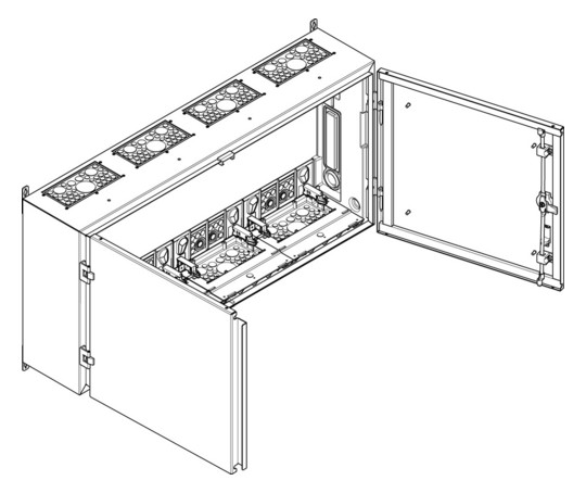 ABN SP43 Wandgehäuse schutzisoliert 1050x502x225mm IP54 ABN SP43 Wandgehäuse schutzisoliert 1050x502x225mm IP54
