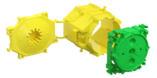 Kaiser 1265-01 Betonbau B¹ Geräte-Verbindungsdose 2-teilig Einbauöffnung Ø 60 mm Tiefe 91 mm mit Prefix® Flügel-Aufnahme Kaiser 1265-01 Betonbau B¹ Geräte-Verbindungsdose 2-teilig Einbauöffnung Ø 60 mm Tiefe 91 mm mit Prefix® Flügel-Aufnahme